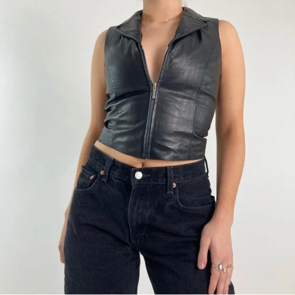 Vintage Wilsons Leather Vest - Picture 3 of 3